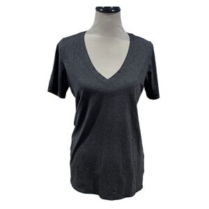 Lululemon Women’s Gray V Neck T-Shirt